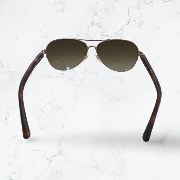 Bobbi Brown The Angelina Gold Havana Aviator Sunglasses - Picture 4 of 6